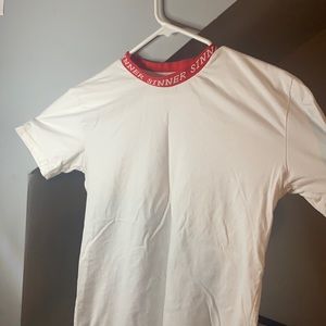 Sinner white shirt, Pacsun, never used